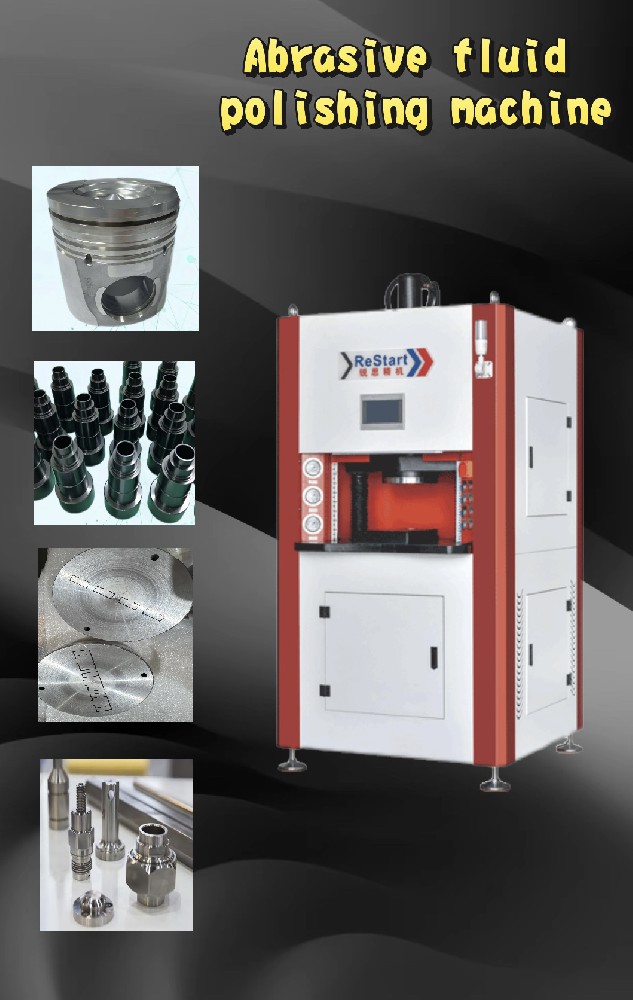 Abrasive fluid polishing machine