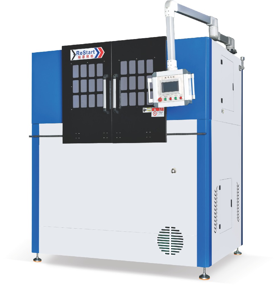 Single-flow fluid polishing machine