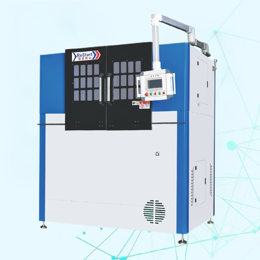 Single-flow fluid polishing machine