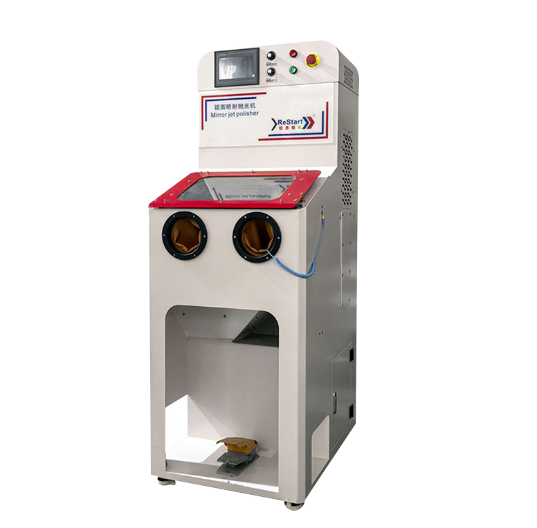 Mirror jet polishing machine