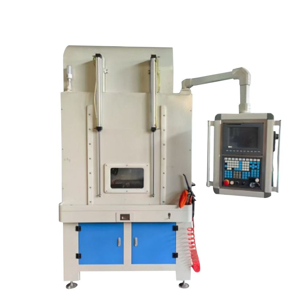Flat sweep rotary polishing machine